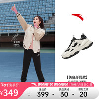 ANTA/安踏 厚底增高 女士运动鞋 基础黑/象牙白-2 36
