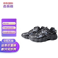 FILA 斐乐 猫爪男女鞋 老爹鞋 复古时尚运动鞋 休闲鞋 黑色270 42韩版270mm