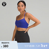 lululemon 丨Flow Y 女士运动内衣 *Nulu LW2D88A瑜伽 蓝色 S