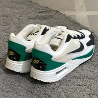 耐克(NIKE)休闲鞋男鞋2024春季运动鞋AIR MAX气垫减震跑步鞋 DX3666-102黑白绿 40