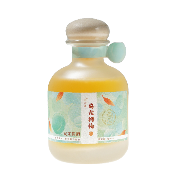 88VIP：小冲山 乌龙梅梅低度果酒185ml预调酒鸡尾酒醪糟微醺甜酒聚会米酒