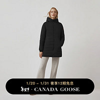 CANADA GOOSE 6期免息：加拿大鹅（Canada Goose） Camp 女士羽绒连帽夹克外套大鹅羽绒服 5085L 61 黑色 XS