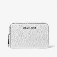 MICHAEL KORS 迈克·科尔斯 MK 经典老花短款拉链钱包