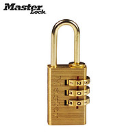 玛斯特 MasterLock玛斯特黄铜密码锁挂锁小号旅行箱包锁抽屉锁柜锁具620D