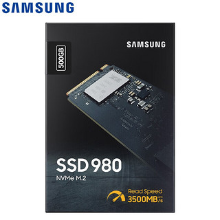 三星（SAMSUNG）500GB SSD固态硬盘 M.2接口(NVMe协议) 980 NVME 电脑台式（MZ-V8V500BW）Y