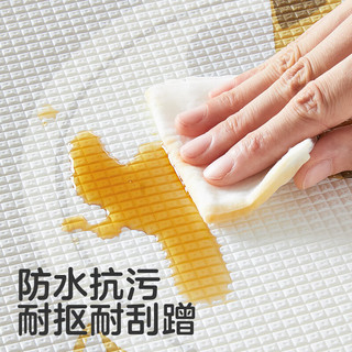 可优比（KUB）婴儿爬行垫子拼接地垫加厚xpe儿童泡沫爬爬垫游戏客厅家用可折叠 森林派对（6片） 58*58*2cm