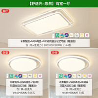 雷士 NVC   Lighting LED吸顶灯具奶油风舒适光客厅大灯餐厅卧室全屋灯饰  【两室一厅】客厅+卧室*2