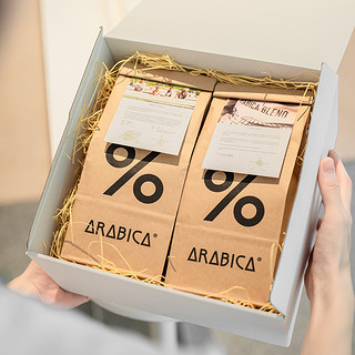%arabica % Arabica阿拉比卡咖啡豆百分百拼配手冲埃塞礼盒3包
