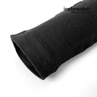 破冰者 icebreaker 美利奴羊毛儿童200Oasis长袖圆领户外运动打底衫滑雪内衣104501 104503-001黑色-裤子 14