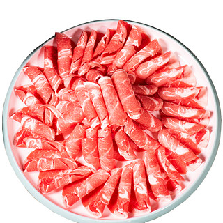 牛肉卷原切（配料表只有牛肉）2.5斤净重 火锅食材