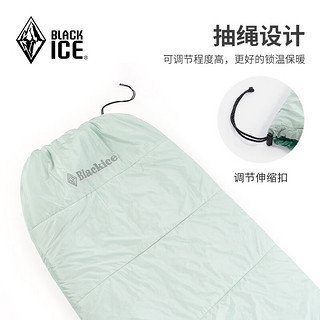 黑冰（BLACKICE）户外露营成人可拼接P棉睡袋轻量保暖信封式单人睡袋 FT200-米色拼卡其 均码
