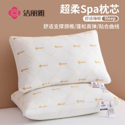 洁丽雅 枕头护颈椎助睡眠冬季家用成人整头宿舍酒店枕芯一只