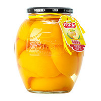 HUANLEJIA 欢乐家 新鲜黄桃罐头980g 水果罐头 既食食品 方便食品