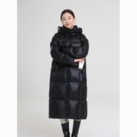 羽物超厚95白鸭绒羽绒服女长款高端极寒【14天内发货】