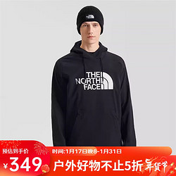 THE NORTH FACE 北面 卫衣款户外保暖加绒连帽衫3M4E 黑色/KY4