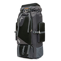 萧途 户外90升运动背包男女登山包双肩大容量旅行包出差行李包背囊背包 黑色