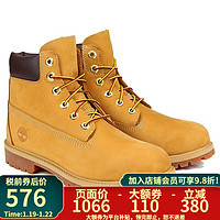 TimberlandTimberland添柏岚经典6寸男女同款大黄靴环保户外防水真皮 12909女款-小麦色 36