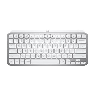 logitech 罗技 MX Keys Mini无线蓝牙键盘 充电办公ipad键盘 薄膜超薄妙控键盘 科技灰商用版（带Bolt接收器）