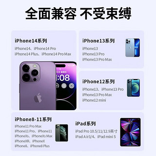 科沃 苹果14充电器30W套装PD快充兼容20W手机充电头数据线适用iphone14/13/12/11pro max/PLUS平板ipad 【巅峰30W套装】提速200%丨1.5米