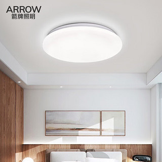 ARROW箭牌照明 吸顶灯LED灯卧室阳台过道灯中山灯具 【实惠】12瓦白光27cm适15平内