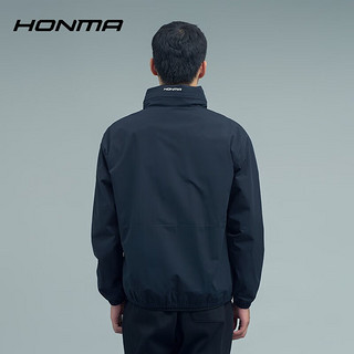 HONMA【活力系列】高尔夫服饰男士外套时尚运动连帽夹克 黑色 L