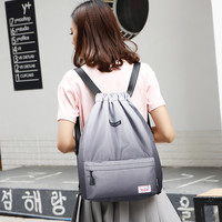 轻便防水束口抽绳双肩包男女运动背包大容量旅行包篮球收纳袋