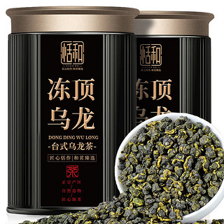 恬和 茶叶乌龙茶 冻顶乌龙茶 2023新茶特级浓香型台式高山茶单罐装125g