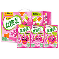 龙年喝“龙”饮：yili 伊利 优酸乳荔枝火龙果味 250ml*24盒*1箱