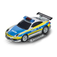 卡雷拉 CARRERAGO系列1:43轨道套装赛车配件汽车总动员轨道赛车配件  GO 保时捷  发光警车
