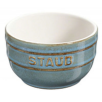 staub 珐宝 德国直邮珐琅陶瓷碗法国制造两件套 8cm*2/套 松石绿