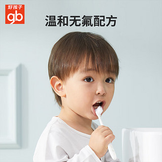 好孩子（gb）儿童清新洁牙膏益生菌防蛀氨基酸温和洁牙科学分龄防蛀护齿 【2-5岁】草莓味- 60g 4支