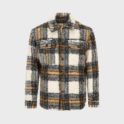 zara男士格纹翻领外套00387406707