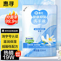 惠寻 京东自有品牌 啫喱洗手液 抑菌 除菌率99.9%  洁净 不伤手 500ml*1袋