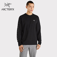 ARC'TERYX 始祖鸟 ARC’TERYX始祖鸟 CAPTIVE ARC'WORD   透气 男子 棉质长袖T恤 Black/黑色 L