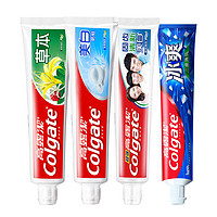 Colgate 高露洁 牙膏草本含氟全面防蛀亮白清新口气冰爽薄荷正品140克*3支