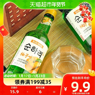 88VIP：LOTTE 乐天 初饮初乐 柚子味配制酒 360ml