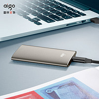 aigo 爱国者 普通硬盘移动固态硬盘高速外置SSD笔记本固态硬盘 S01-480GB