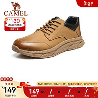CAMEL 骆驼 男士低帮工装鞋 A132187200 单里款 驼色 40