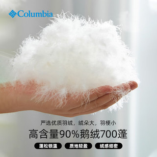 哥伦比亚 户外秋冬男鹅绒700蓬金点热能保暖羽绒背心WE8416