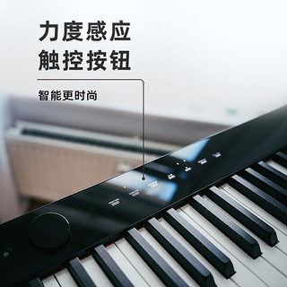 电钢琴重锤88键PX-S1100轻薄便携式儿童考级演奏火星红智能时尚 PX-S1100黑-木架固定三踏板