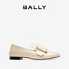 BALLY 巴利 女士白色皮革休闲乐福鞋6228182/6213099