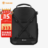 TARION 图玲珑 相机包硬壳双肩大容量电脑背包适用佳能索尼尼康单反微单摄影包TRH 黑色