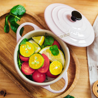 LE CREUSET 酷彩 炻瓷烤罐蒸蛋用炖盅蛋挞碗 保税仓 雪纺粉 10cm