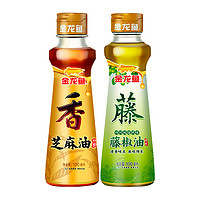 金龙鱼调味油芝麻油藤椒油100ml*2火锅凉拌四川特产清香麻椒麻油