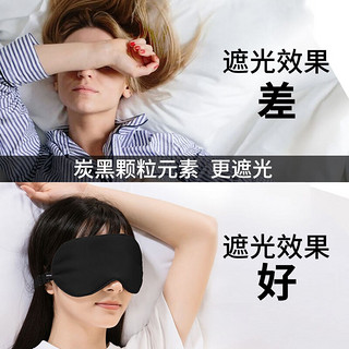 午休眼罩 维康眼罩睡眠遮光护眼睛缓解眼I疲劳睡觉干涩男 【抑睡眠眼罩 0压感】神秘黑