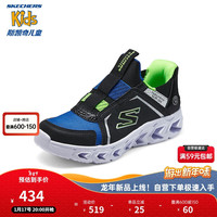 Skechers斯凯奇一脚蹬闪穿鞋红色新年中大童龙年运动鞋403830L 34
