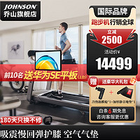 JOHNSON 乔山 跑步机家用静音折叠减震智能健身房运动健身器材大型跑步机 Paragon X