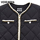 VERO MODA 奥莱羽绒服女2023秋冬新款轻薄白鸭绒90%短款直筒小香风