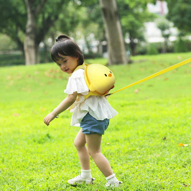 supercute 宝宝书包幼儿园男童女孩防走丢背包儿童小黄鸡可爱包包