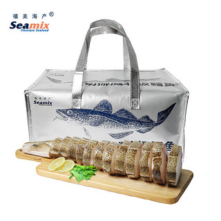 Seamix 禧美海产 冷冻整切挪威北极鳕鱼2kg 4袋装